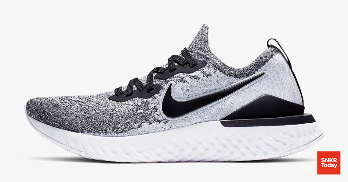 Nike Epic React Flyknit 2 สำหรับผู้ชาย สี Pure Platinum