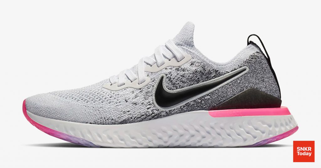 Nike Epic React Flyknit 2 สำหรับผู้หญิง สี Hyper Pink