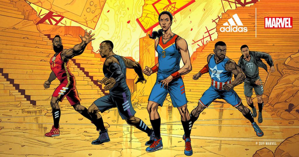 Adidas x Marvel ออกรองเท้าบาสเก็ตบอลรุ่นพิเศษต้อนรับ Avengers: Endgame