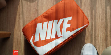 Nike Orange Shoes Box Bag
