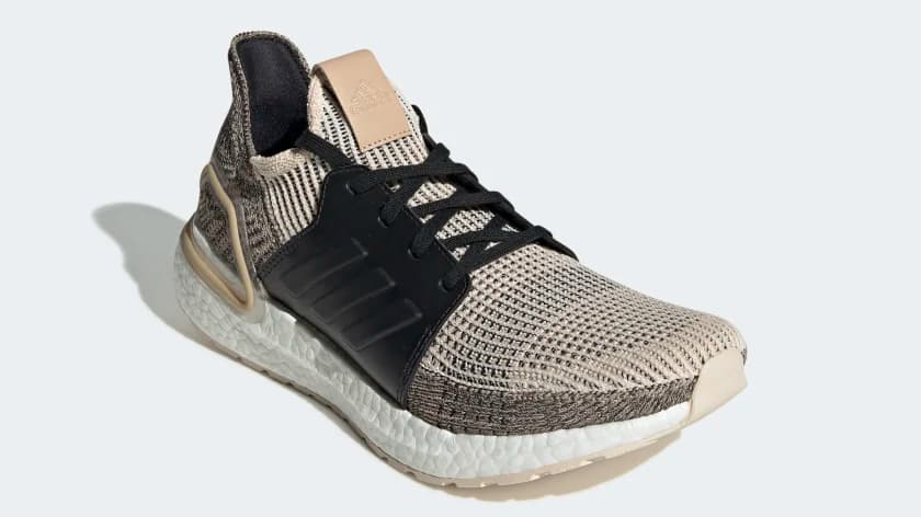 adidas Ultraboost 19 สีใหม่ Linen มาพร้อมเกราะหนังสวยงาม