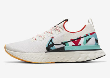 สำหรับสำหรับคอลเลกชัน A.I.R (Artist in Residence) ของซีซั่นนี้ได้ A. Savage ศิลปินวาดภาพมาช่วยในเติมแต่งสีสันบนรองเท้าวิ่ง Nike React Infinity Run Flyknit