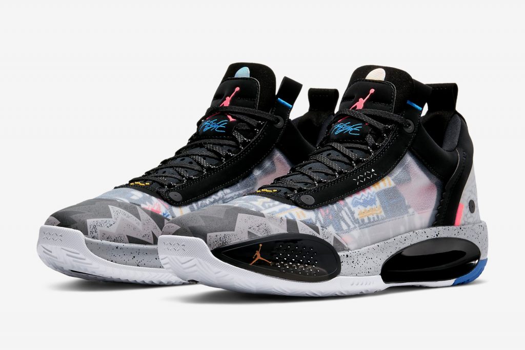 Air Jordan 34 Low “Print” ดีไซน์ได้รับแรงบันดาลใจจาก Air Jordan 3 และ Air Jordan 7