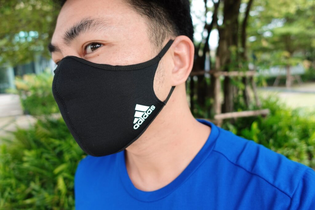 รีวิว adidas Face Cover หน้ากากผ้านุ่มสบาย ซักใส่ซ้ำได้