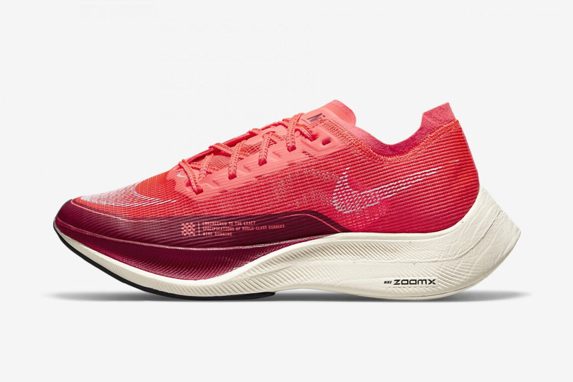 หลุดภาพ Nike ZoomX Vaporfly NEXT% 2 สีแดง คู่สีสำหรับผู้หญิง