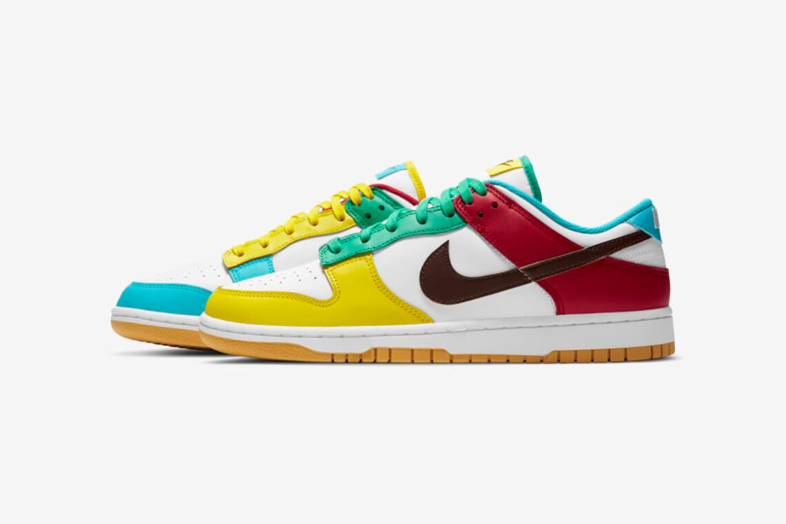 Nike Dunk Low "Free.99 White" เฉดสีพาสเทลหลากหลาย เพื่อยกย่องร้านโชห่วยที่ขายอมยิ้มให้กับเด็กๆ