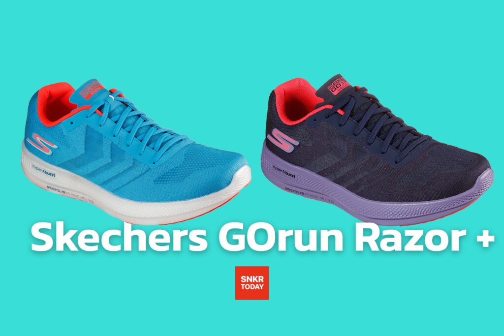 Skechers GOrun Razor + รองเท้าวิ่งทำความเร็วรุ่นต่อยอดจาก Razor 3