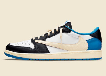 Fragment Design x Travis Scott x Air Jordan 1 Low เตรียมวางจำหน่ายในประเทศไทย วันที่ 13 สิงหาคมนี้ ผ่านช่องทาง NIke SNKRS ราคา 5,500 บาท