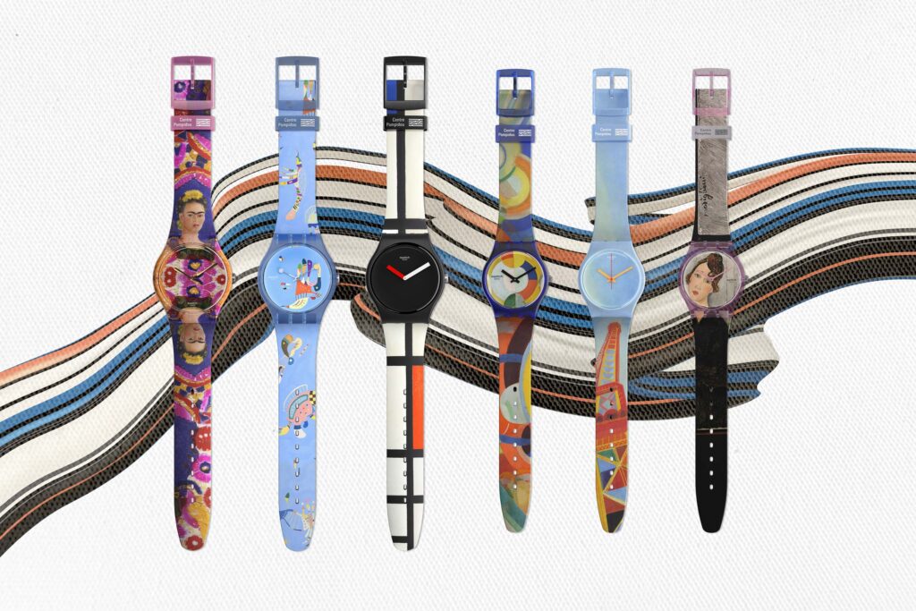 Swatch X Centre Pompidou ด้วยการนำ 6 ผลงานระดับมาสเตอร์พีซจากพิพิธภัณฑ์ศิลปะร่วมสมัย Centre Pompidou ดีไซน์ลงในนาฬิกาทั้ง 6 เรือน