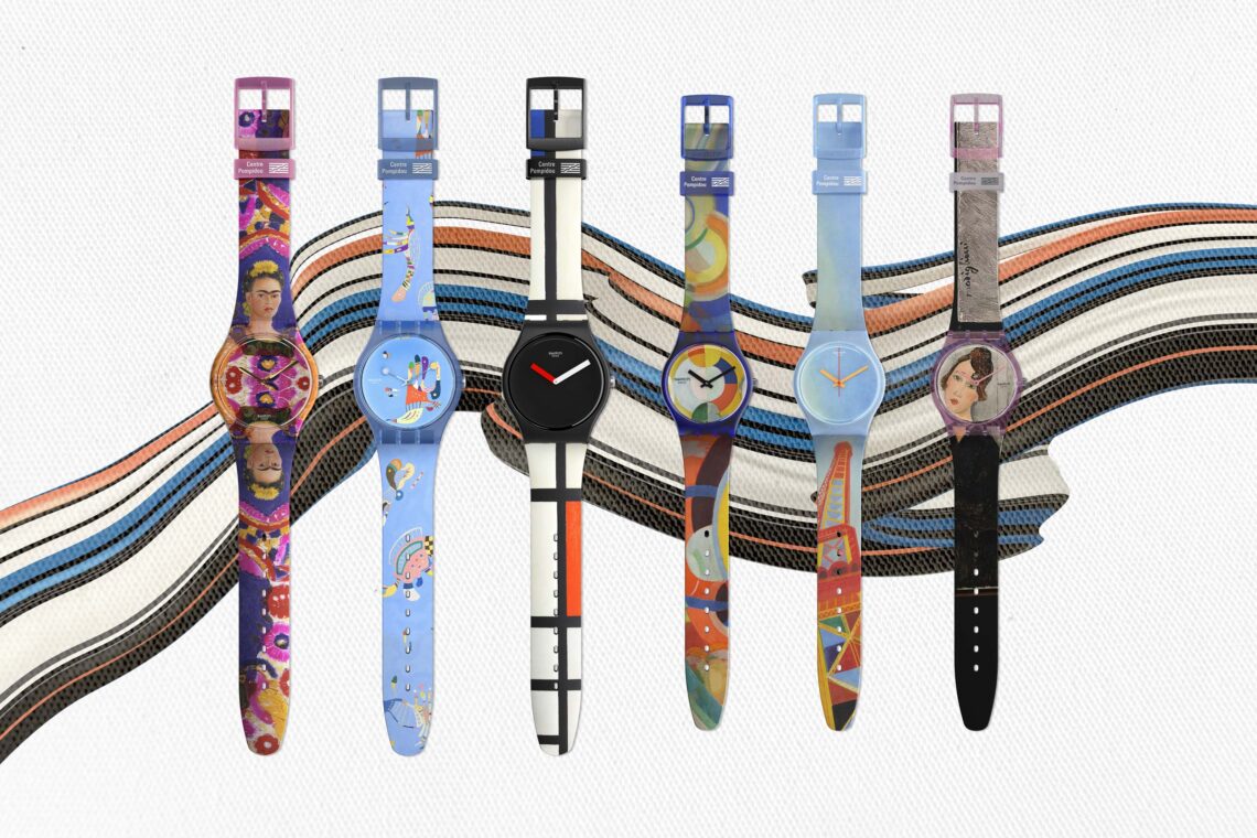 Swatch X Centre Pompidou ด้วยการนำ 6 ผลงานระดับมาสเตอร์พีซจากพิพิธภัณฑ์ศิลปะร่วมสมัย Centre Pompidou ดีไซน์ลงในนาฬิกาทั้ง 6 เรือน