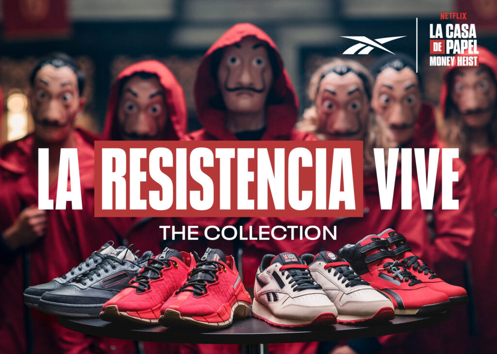 Reebok x LaCasaDePapel (MoneyHeist) คอลเลคชันพิเศษ เตรียมเข้าไทยวันที่ 4 พ.ค. นี้ เฉพาะที่ Supersports Online เท่านั้น