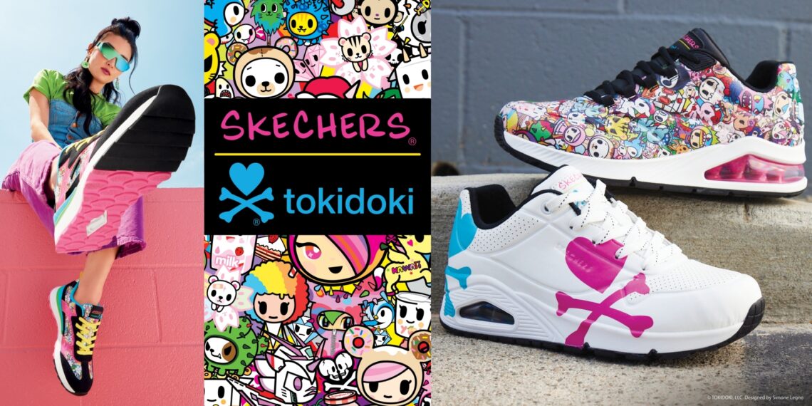 Skechers | tokidoki คอลเลกชันพิเศษกับการร่วมมือกันครั้งแรกกับการตูนระดับโลก