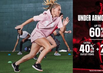 Under Armour 9.9 ลดสูงสุด 40% สำหรับสินค้าเอาท์เล็ต และลด 20% สำหรับสินค้าปกติ