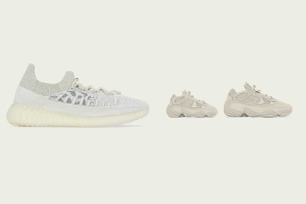 adidas ประกาศวันวางจำหน่าย YZY 350 V2 CMPCT SLATE BONE และ YEEZY 500 BLUSH