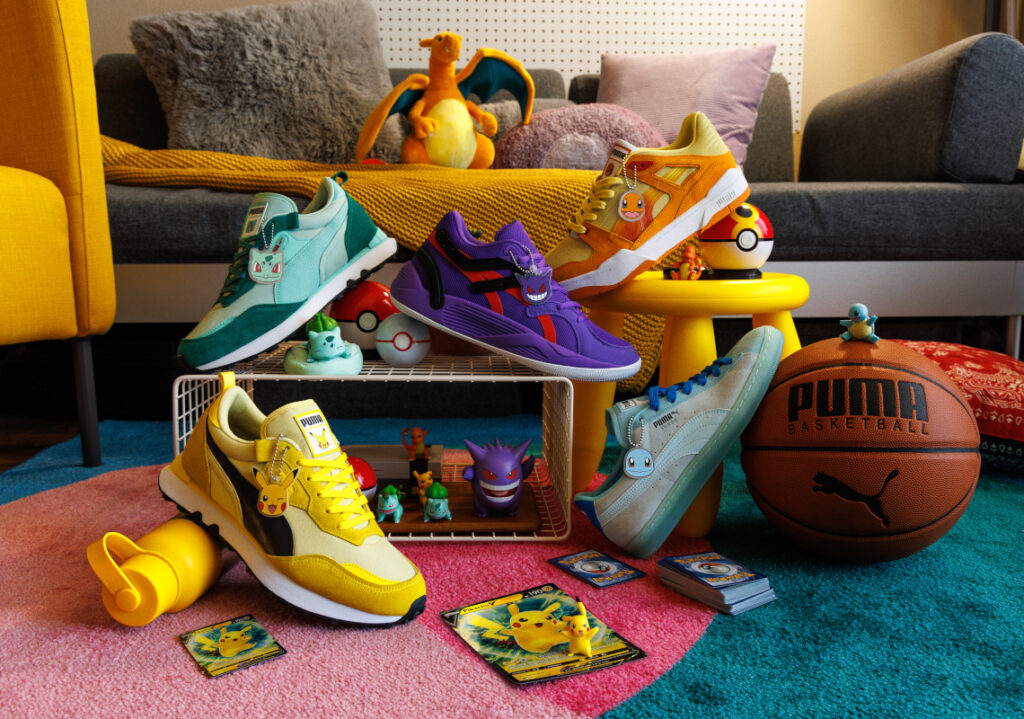 Pokémon x PUMA คอลเลคชันรองเท้า, เสื้อผ้า เปิดตัวอย่างเป็นทางการแล้ว
