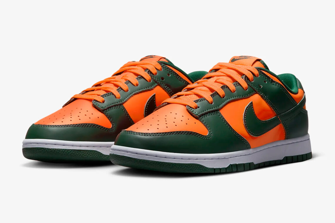 Nike Dunk Low Retro "Miami Hurricanes" วางจำหน่ายบนเว็บไซต์ ไนกี้ ประเทศไทยแล้ว