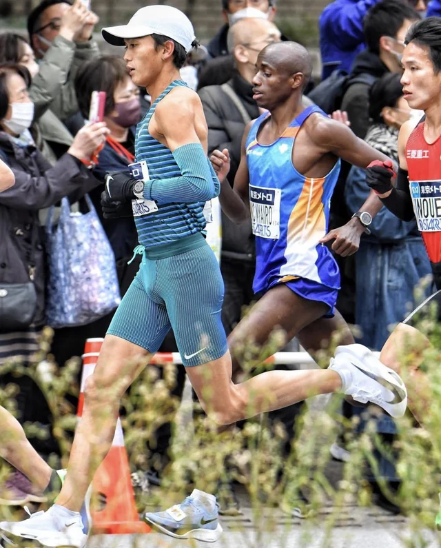 Nike Alphafly 3 ถูกใส่โดย Suguru Osako ในงาน Tokyo Marathon 2023