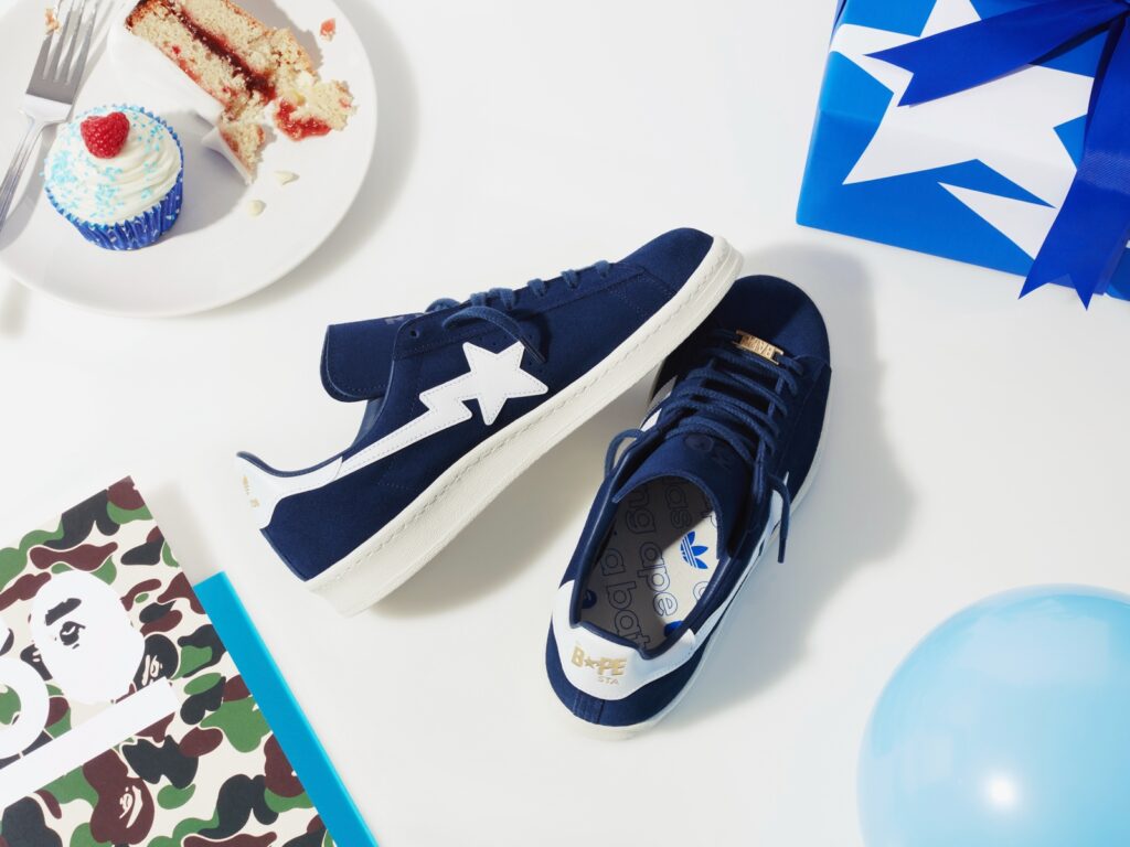 adidas Originals แท็กทีม BAPE® เผยโฉม CAMPUS 80s สุดพิเศษ เฉลิมฉลองครบรอบ 20 ปีแห่งการร่วมกันขับเคลื่อนวงการสตรีทแฟชั่น