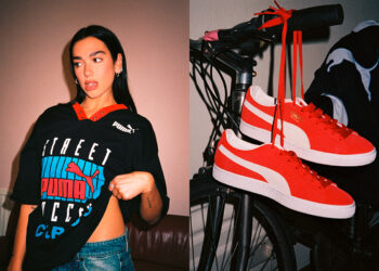 พูม่าได้ DUA LIPA มาถ่าย Lookbook พร้อมนำเสื้อผ้า PUMA Archive และรองเท้ารุ่น Suede Classic มาถ่าย