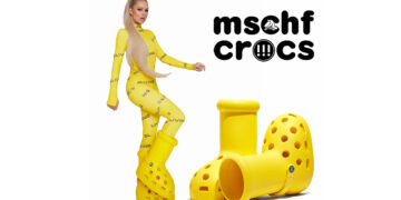 MSCHF x Crocs Big Red Boots (Yellow) รองเท้าบูทจากสตาร์ทอัพสุดป่วนที่ร่วมงานกับคร็อคส์