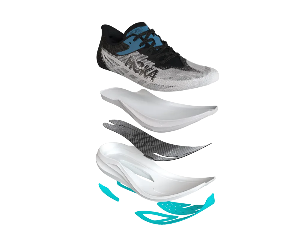 Deconstruct HOKA Rokcet X 3