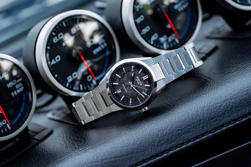 CASIO เปิดตัวนาฬิกา Mechanical เรือนแรกกับ EDIFICE ซีรีส์ EFK-100 ผสานวัสดุ Forged Carbon พร้อมถ่ายทอดเทคโนโลยีระดับสูงจากโลกยานยนต์สู่เรือนเวลา