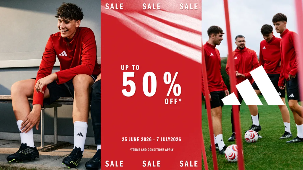 adidas จัดแคมเปญ END OF SEASON SALE มอบส่วนลดกลางปีสุดคุ้มกับสูงสุด 50% วันนี้ - 7 ก.ค. 2569