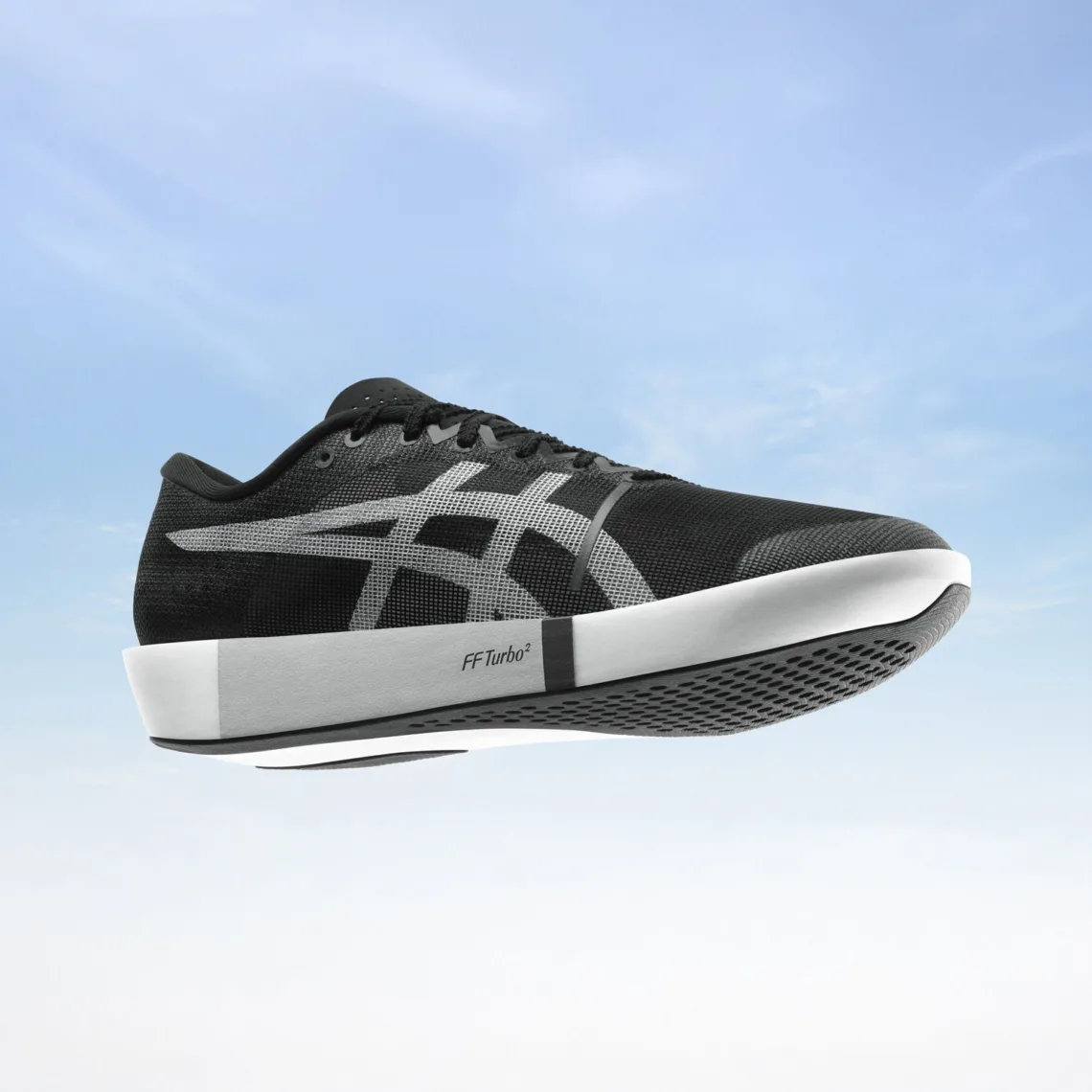 รองเท้า ASICS METASLEEK สีดำขาวจากประกาศทางการ ASICS