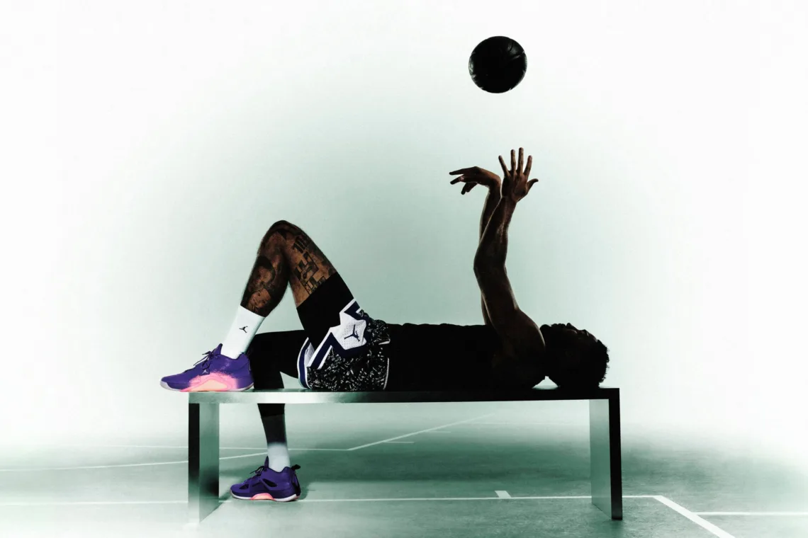 รองเท้าบาส Jordan Tatum 5 จากภาพเปิดตัวของ Jordan Brand