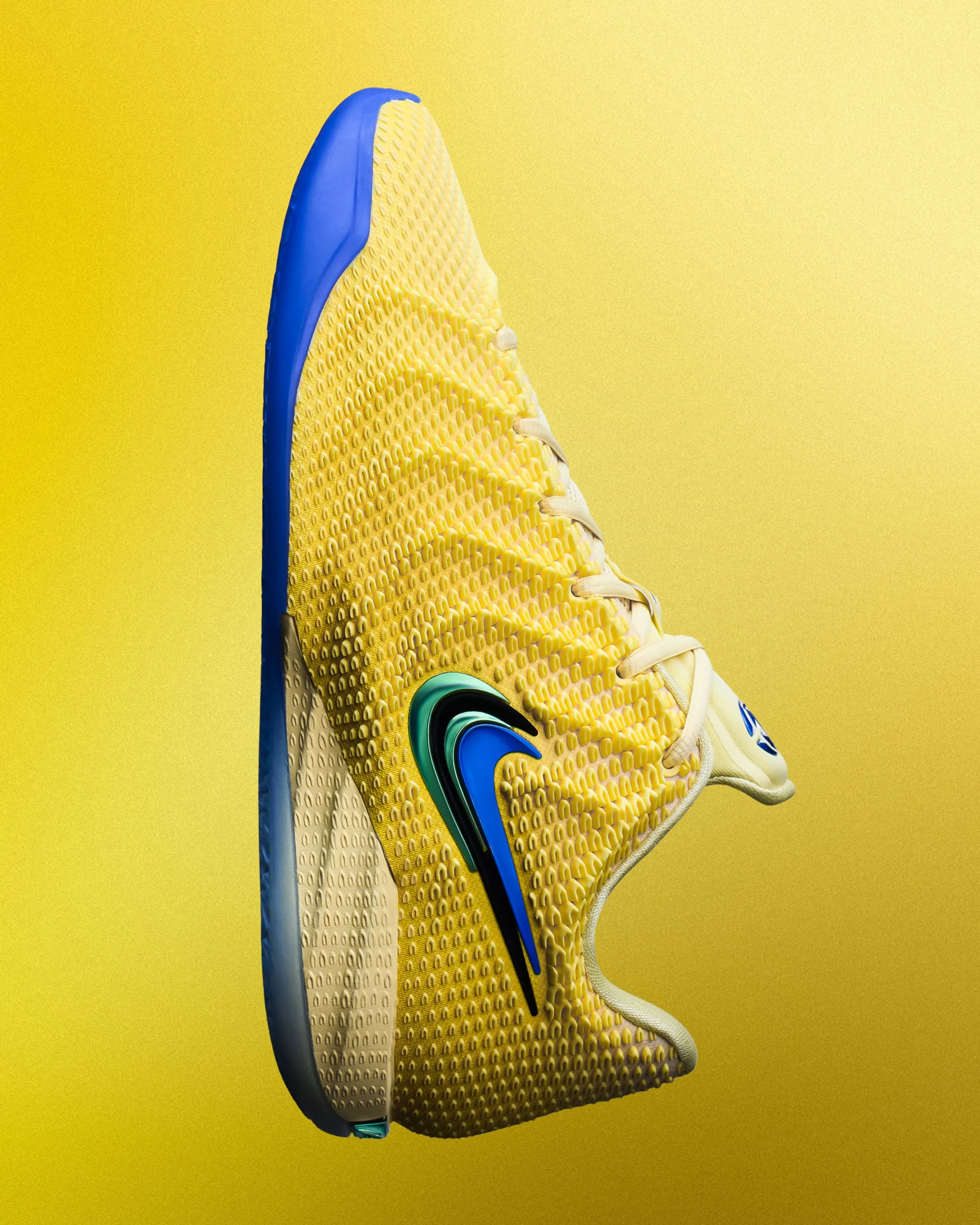 Nike Caitlin 1 สีเหลือง Warning Code มุมด้านข้าง