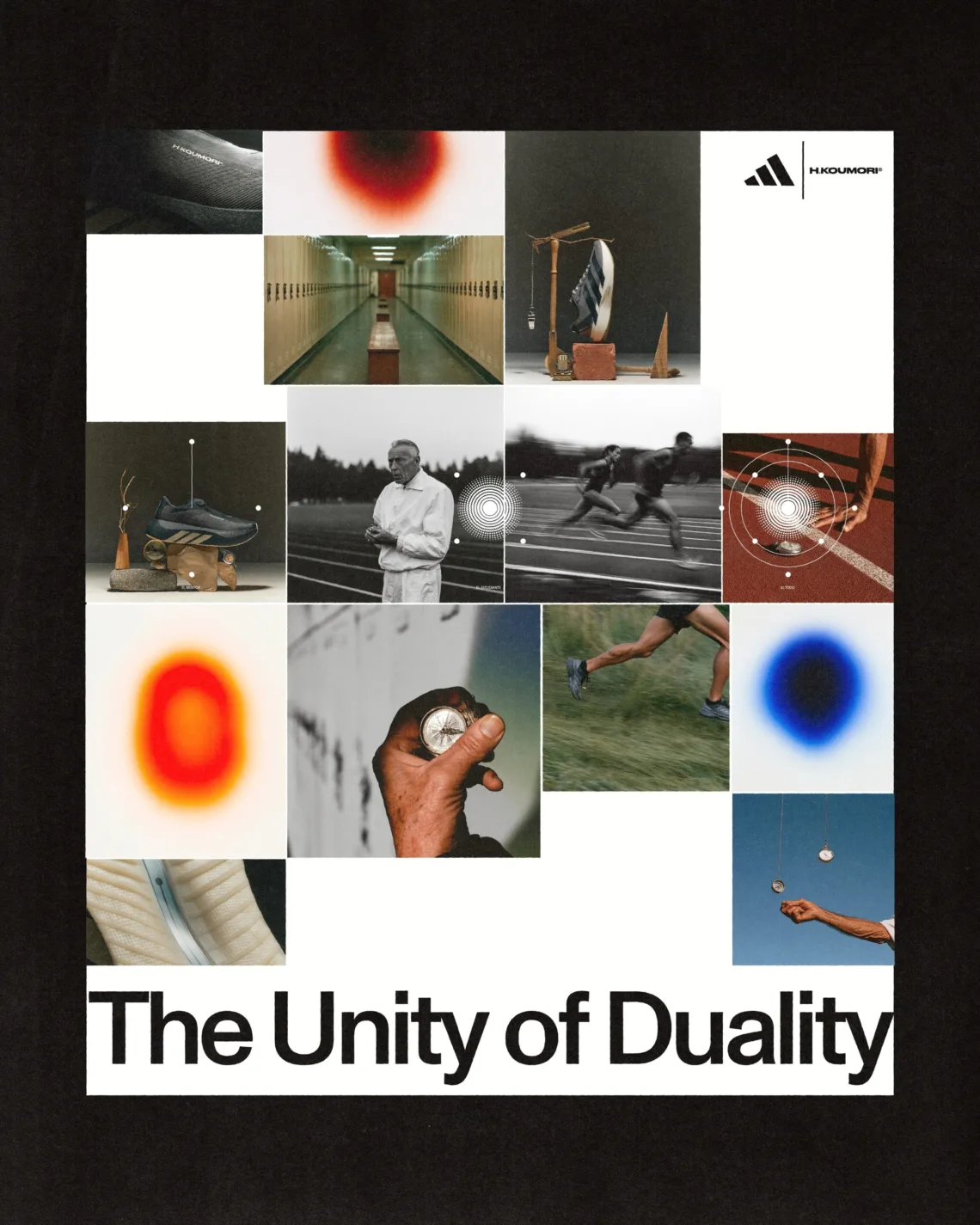 ภาพแคมเปญ adidas x H.KOUMORI The Unity of Duality