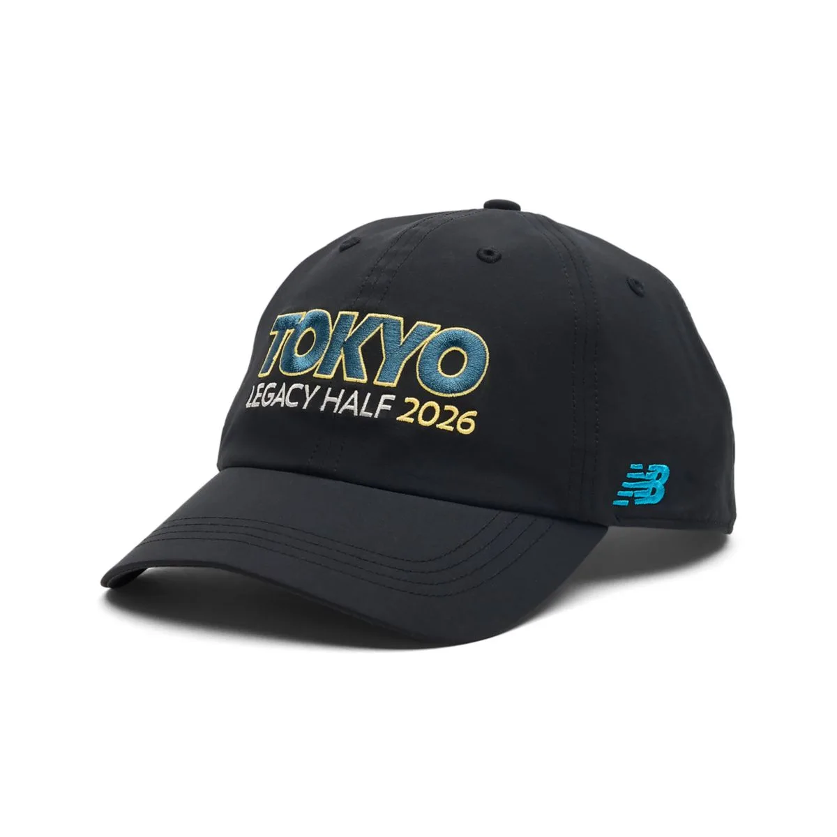 New Balance Tokyo Legacy Half 6 Panel Cap สีดำ